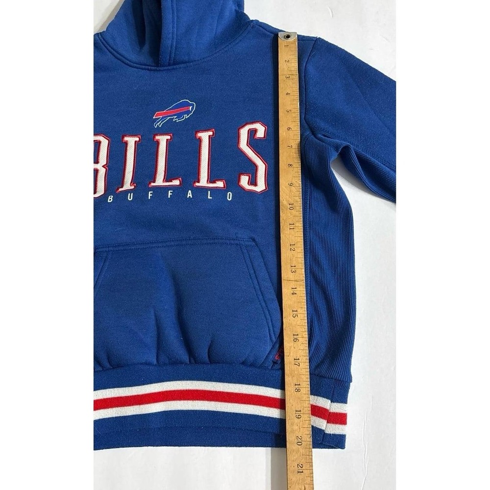 Buffalo Bills Hoodie Blue Red White Stripes (youth size) - Picture 7 of 8